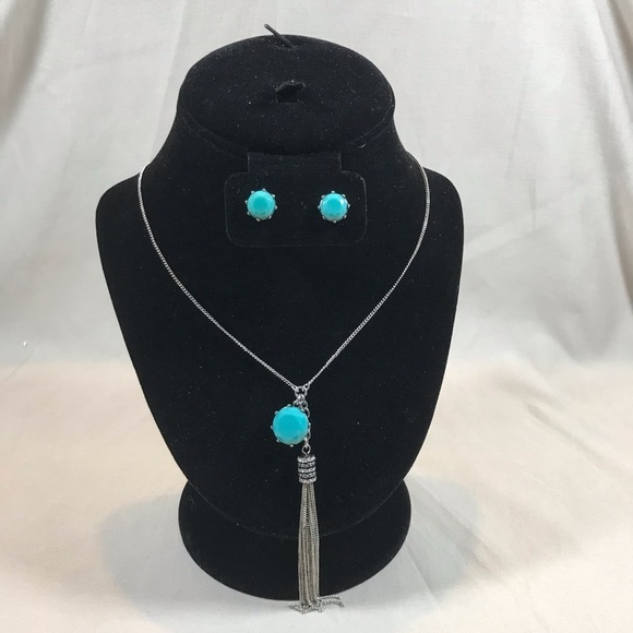 MIA Jewelry - Fashion Tassle Necklace and Earrings Set